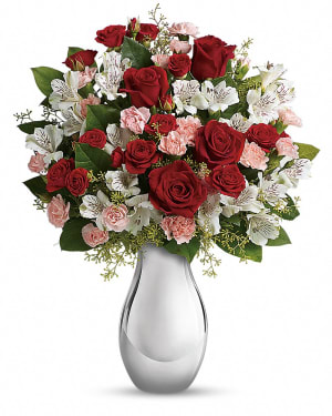 Teleflora's Crazy for You Bouquet with Red Roses Flower Bouquet
