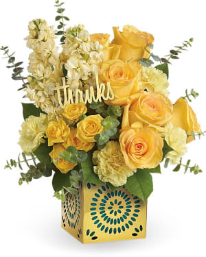 Teleflora's Shimmer Of Thanks Bouquet Flower Bouquet