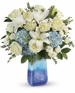 Teleflora's Ocean Sparkle Bouquet Flower Bouquet