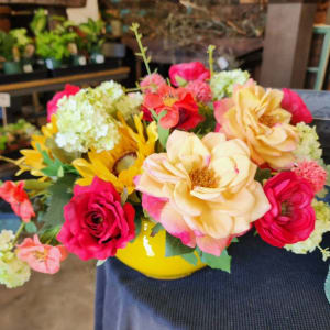 Custom Permanent Botanical Design Flower Bouquet