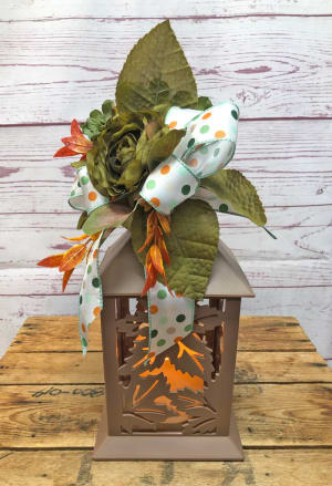 Autumn Silk (Artificial) Lantern Flower Bouquet