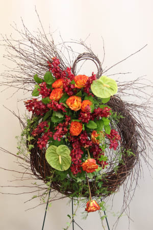 Tropical Orchid Wreath EBF-721 Flower Bouquet