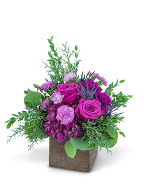 Violet Woods Flower Bouquet