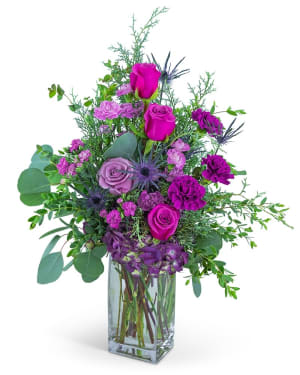 Midnight Magenta Flower Bouquet