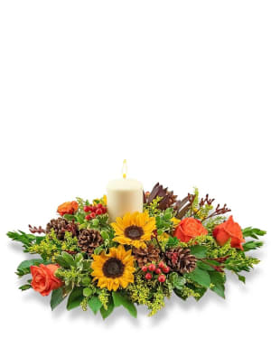 Spectacular Season Centerpiece Flower Bouquet