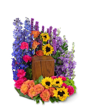 Treasured Memories Surround Flower Bouquet