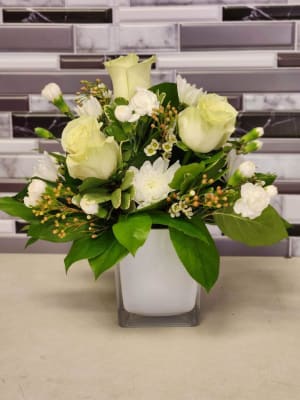 Clouds of White Flower Bouquet