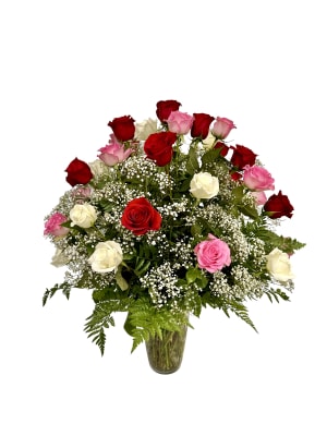 3 Dozen Knock Her Socks Off Roses Flower Bouquet