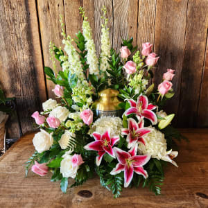 Peaceful in Pink Presentation Flower Bouquet