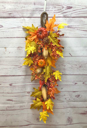 Fall Frolic Silk (Artificial) Swag Flower Bouquet