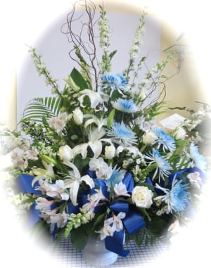 Blue Fantasy Flower Bouquet