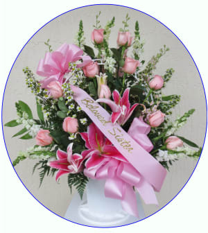 Blushing Symphony Flower Bouquet