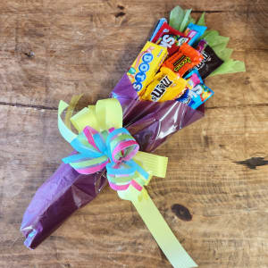 Judy's Candy Wrapped Bouquet Flower Bouquet