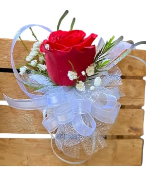 1 Rose Wrist Corsage Flower Bouquet