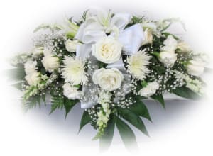 Opulence Casket Spray Flower Bouquet