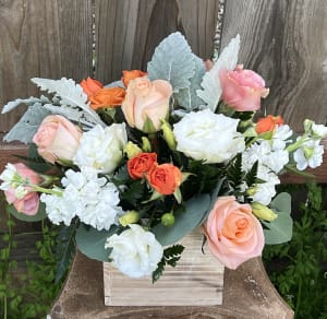 Sweet Peach Flower Bouquet