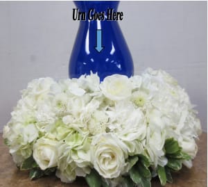 Circle of Life Urn Surround Flower Bouquet