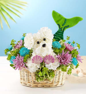 Seaside Mermaid Dog Flower Bouquet