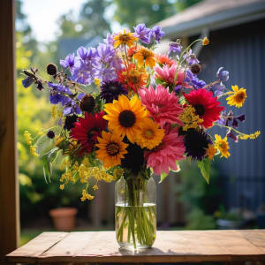 August Abundance Flower Bouquet