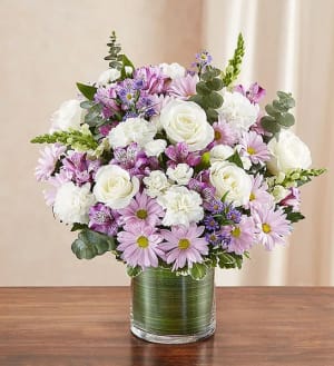 Cherished Memories™ Lavender & White Flower Bouquet