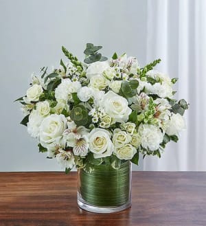 Cherished Memories™ All White Flower Bouquet