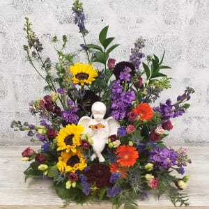 Beloved Butterfly and Angel Flower Arrangement Beloved Butterfly and Angel Flower Bouquet