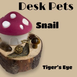 Desk Pet-SNAIL Flower Bouquet