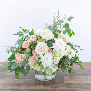 Wintertime Bubble Bath Flower Bouquet