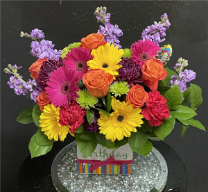 Birthday Brights Flower Bouquet