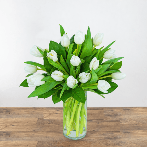 White Tulips Flower Bouquet