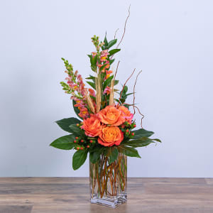Captivating Coral Flower Arrangement Captivating Coral Flower Bouquet