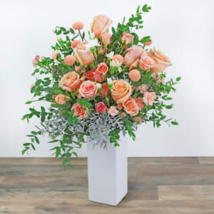 Dancing Peach Blossoms Flower Bouquet