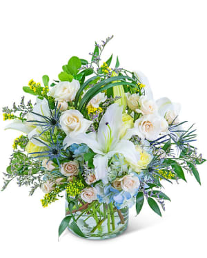 Bossa Nova Blues Flower Bouquet