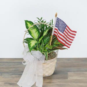 Patriotic Planter Flower Bouquet