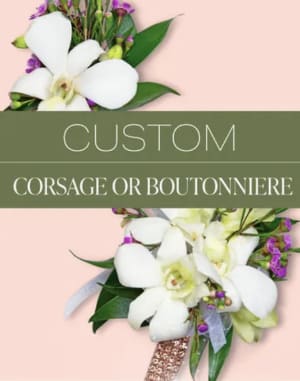 Custom Corsage or Boutonniere Flower Bouquet