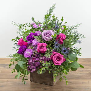 Violet Enchantment Flower Bouquet