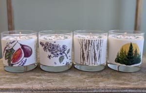 Candles - hand poured Flower Bouquet