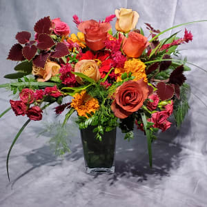 Hearts Afire Flower Bouquet