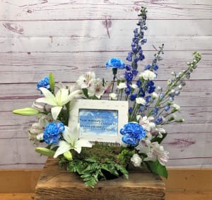 Memorial Melody Music Box Arrangement Flower Bouquet