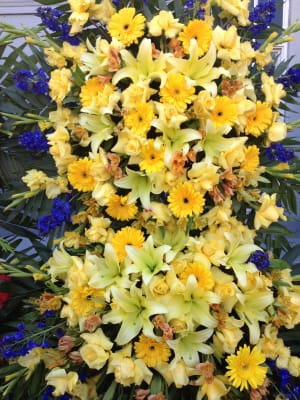 funeral spray double3 Flower Bouquet