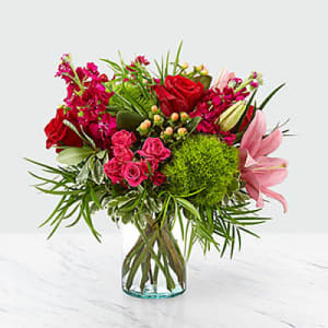 Truly Stunning (cylinder vase-vegetative) Flower Bouquet