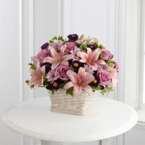 Sympathy: Loving Sympathy  Basket Flower Bouquet