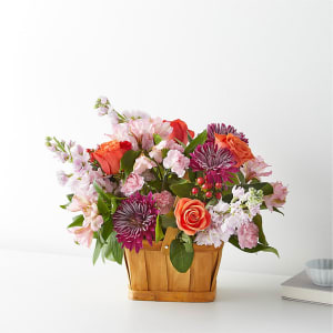 Strawberry Patch Basket Flower Bouquet