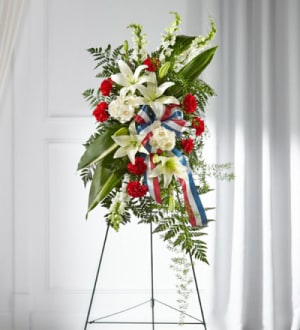 Standing Spray: Stars of Life Flower Bouquet