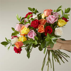 Mixed Roses Flower Bouquet