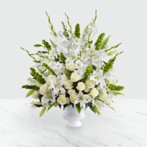 Sympathy: Morning Stars Arrangement Flower Bouquet