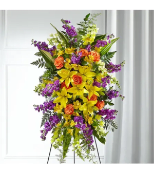 FTD Thoughtful Prayers Standing Spray Flower Bouquet