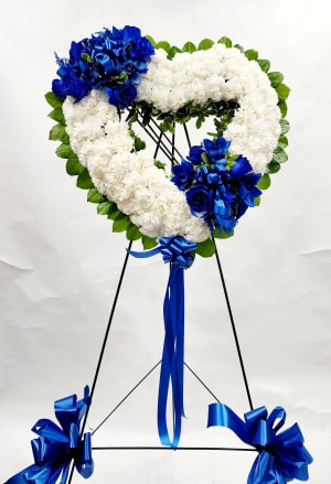 FUNERAL HEART 51 Flower Bouquet