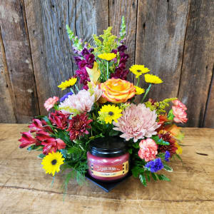 Fall Candle Designs Flower Bouquet