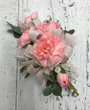 Mini Carnation Corsage Flower Bouquet